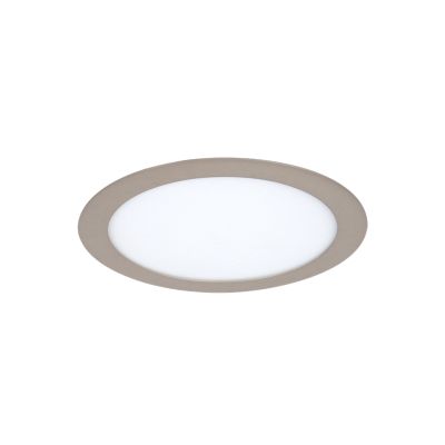 Spot encastrable Octave LED intégrée blanc neutre IP20 1300lm 14W Ø22,5xH.2,4cm argent GoodHome