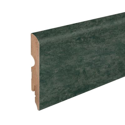 Plinthe arrondie MDF décor 5 aspect pierre anthracite GoodHome 220 x 8 cm, ép.13 mm