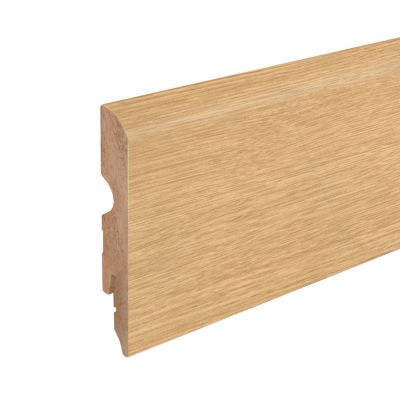 Plinthe arrondie MDF décor 10 GoodHome chêne naturel 220 x 8 cm, ép.13 mm