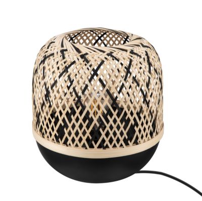 Lampe à poser Brackley noir ?25 x H.26cm E27 15W IP20 GoodHome