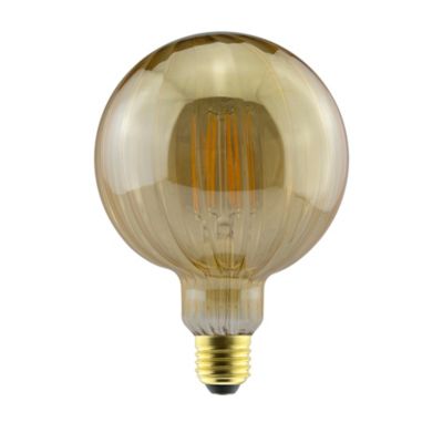 Ampoule LED E27 ballon à filament linéaire ambré blanc chaud Jacobsen