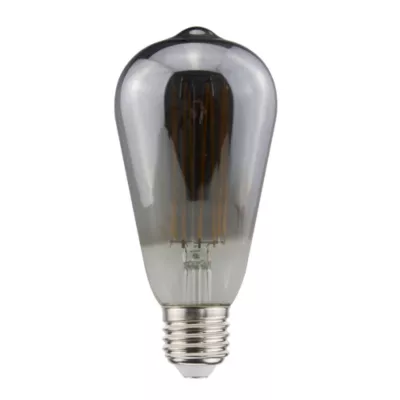 Ampoule LED E27 st64 à filament linéaire fumé blanc chaud Jacobsen