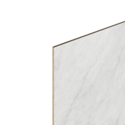 Crédence de cuisine aspect quartz blanc GoodHome Kala l. 300 cm x H. 60 cm x Ep. 8 mm - Goodhome