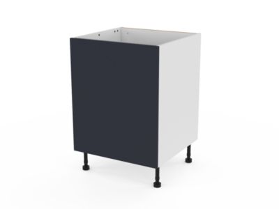 Meuble bas de cuisine avec 1 porte GoodHome Stevia bleu L. 60 x H. 72 cm - Goodhome