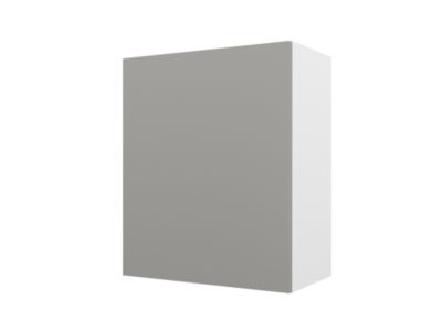 Meuble haut de cuisine avec 1 porte GoodHome Stevia gris mat L. 60 x H. 72 cm - Goodhome