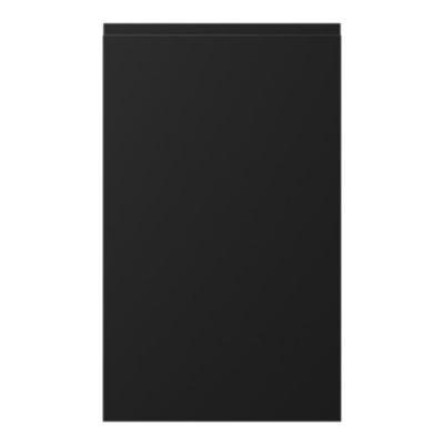 Porte de meuble de cuisine Garcinia noir mat l. 59,7 x H. 100,1 cm GoodHome - Goodhome