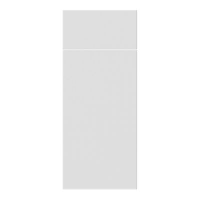 Façade de cuisine 1 porte et 1 tiroir Stevia blanc mat l. 29,7 x H. 71,5 cm GoodHome - Goodhome