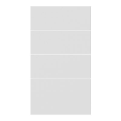 Façade de cuisine 3 tiroirs et 1 caisson Stevia blanc mat l. 39,7 x H. 71,5 cm GoodHome - Goodhome