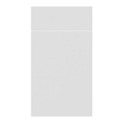 Façade de cuisine 1 porte et 1 tiroir Stevia blanc mat l. 39,7 x H. 71,5 cm GoodHome - Goodhome