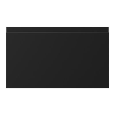 Façade pliante de cuisine Garcinia noir mat l. 59,7 x H. 35,6 cm GoodHome - Goodhome