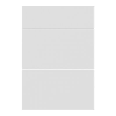 Façade de cuisine 1 tiroir et 2 caissons Stevia blanc mat l. 49,7 x H. 71,5 cm GoodHome - Goodhome
