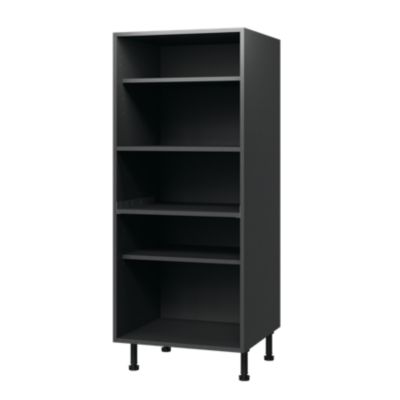 Ensemble de tablettes pour colonne électroménager anthracite L.60 x P.57 cm GoodHome - Goodhome
