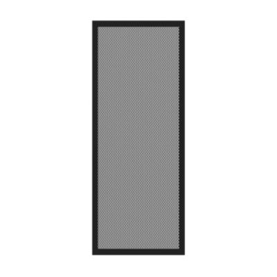 Porte de meuble de cuisine nid d'abeille Winterana noir l. 39,7 cm x H. 71,5 cm GoodHome - Goodhome