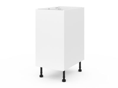 Meuble bas de cuisine avec 1 porte GoodHome Stevia blanc mat l.40 x H.72 cm - Goodhome