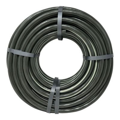 Tuyau d'arrosage tricoté Verve noir et vert 0.19 mm x L.25 m
