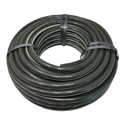 Tuyau d'arrosage tricoté Verve noir et vert 0.15 mm x L.15 m