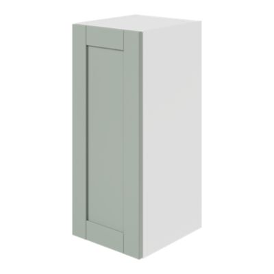 Meuble haut de cuisine avec 1 porte GoodHome Ash vert sauge L. 30 x H. 72 cm - Goodhome