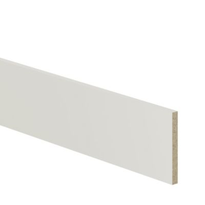 Plinthe de cuisine Elcot blanc H.15 x l.240 x ép.1,6 cm GoodHome - Goodhome