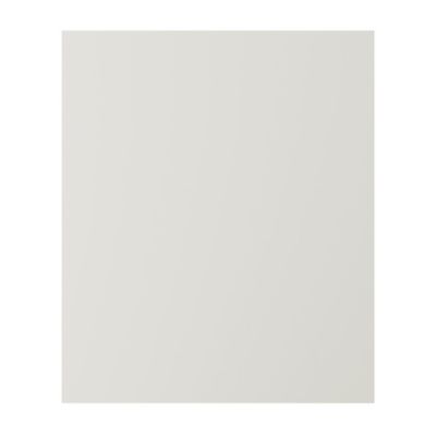 Façade de cuisine 1 porte Elcot blanc l.59,7 x H.71,5 cm GoodHome - Goodhome