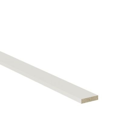 Corniche Elcot blanc l.240 x H.1,6 cm GoodHome - Goodhome