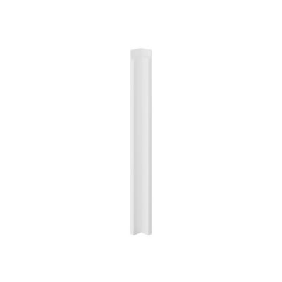 Fileur d'angle blanc mat H.71,5 x l.5,9 x P.5,9 cm GoodHome Garcinia