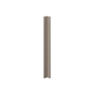 Fileur d'angle Elcot beige sable H.71,5 x l.3,4 x ép.1,8 cm GoodHome - Goodhome