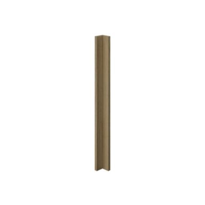 Fileur d'angle Elcot effet chêne H.71,5 x l.3,4 x ép.1,8 cm GoodHome - Goodhome