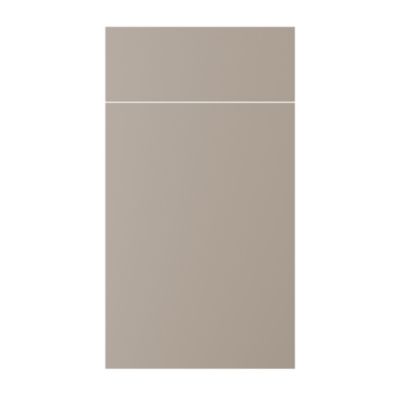 Façade de cuisine 1 porte et 1 tiroir Elcot beige sable l.39,7 x H.71,5 cm GoodHome - Goodhome