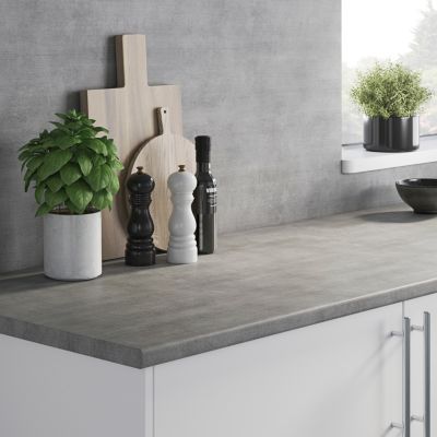 Crédence de cuisine aspect pierre GoodHome l. 200 x H. 60 cm x Ép. 8 mm - Goodhome