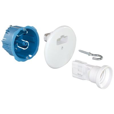 53037 Eur'ohm Xl Air'metic Point De Centre Dcl D67/68mm P50 + Fiche/douille Dcl E27