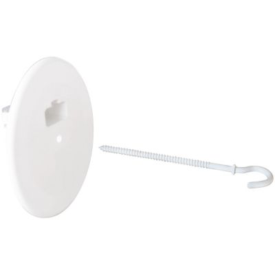 53050 Eur'ohm Kit Couvercle Dcl D120mm + Piton Blanc 100mm