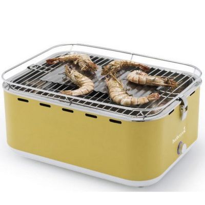 Barbecue De Table Barbecook Carlosunshineyellow – Inox, 38.5x28.5cm