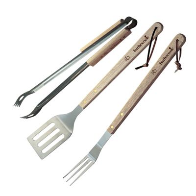 Set d'ustensiles 3 pièces pour barbecue Barbecook