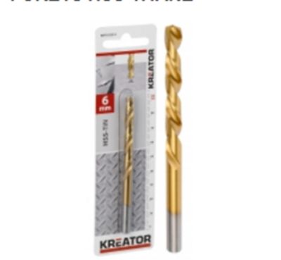 1 x Foret HSS Titane 7,5 mm - perçage acier -Kreator