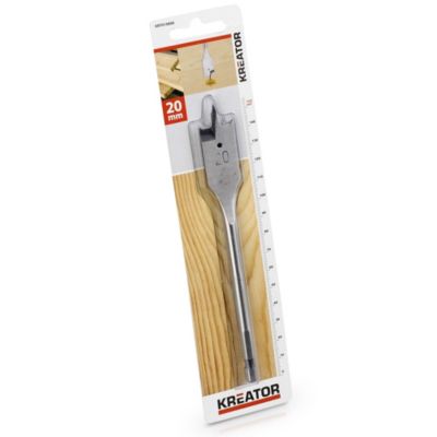 Mèche à bois plate longueur 152 mm KREATOR