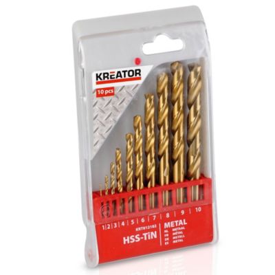 Kreator Coffret forets HSS 10 pièces