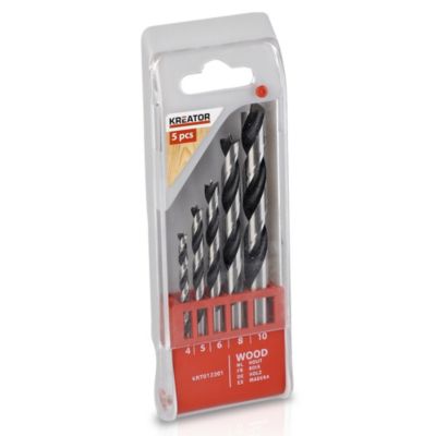 Kreator Coffret mèches bois 5 pièces