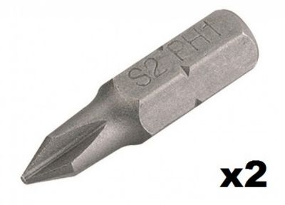 Kreator Embout de vissage Cruciforme n degrés 2 25mm 2 pièces