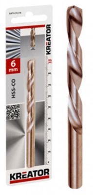 Kreator Forets métaux HSS Cobalt D. 2mm - 2 pièces