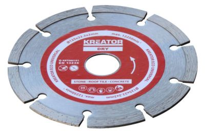 Kreator Disque diamant maçonnerie promo Alésage 22 2 mm 3 disques 125 mm 2 0 mm
