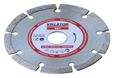 Kreator Disque diamant béton pierre Alésage 22 2 mm 1 disque 125 mm 2 0 mm