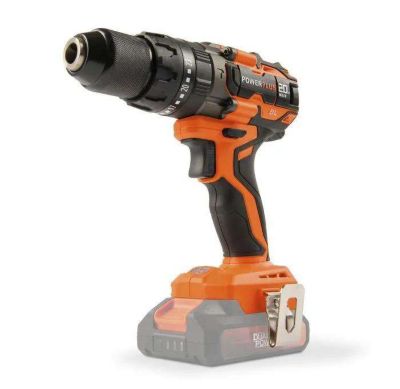 Perceuse visseuse à percussion sans fil 20V 50Nm DUAL POWER POWDP15200 Livrée sans batterie ni chargeur