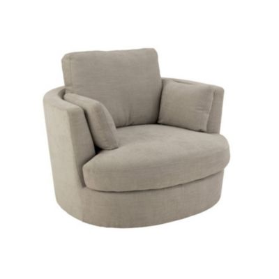 J-line Fauteuil Pivotant Swiv 109cm Gris - vue 2