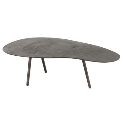 J-line Table Basse Design Goutte 120cm Noir - vue 2