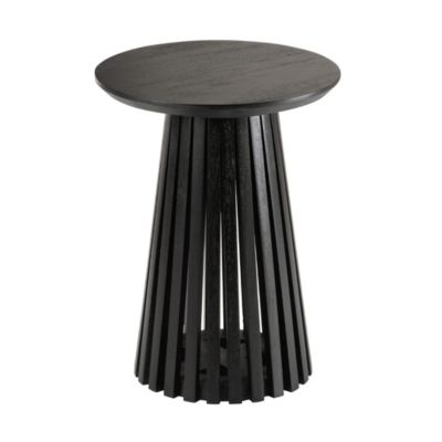 J-line Table d'Appoint Design en Bois Vincent 40cm Marron - vue 2