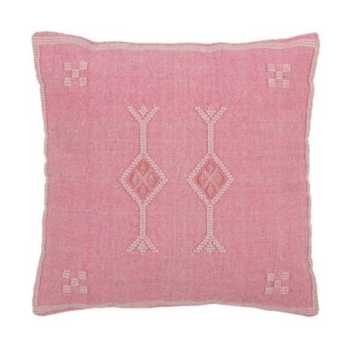 J-line Coussin Design Diamants 45x45cm Rose - vue 2