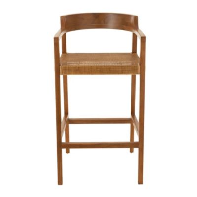 J-line Tabouret de Bar Design Sungkai 100cm Marron - vue 2