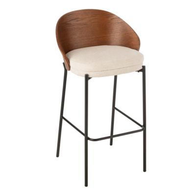 J-line Chaise de Bar Design Lone 97cm Marron - vue 2