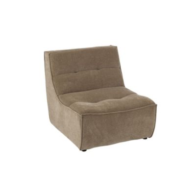 J-line Module Canapé Matelassé Grid 97cm Marron - vue 2