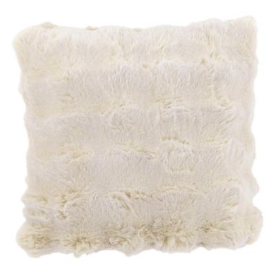 J-line Coussin Déco Uni Wave 45x45cm Beige - vue 2